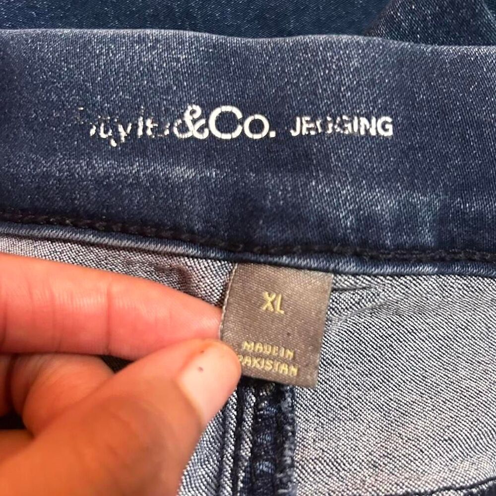 Style & Co Denim Jeggings Sz XL - Picture 4 of 8